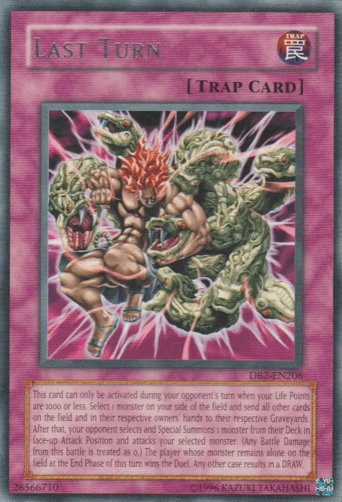 Last Turn Trap Card