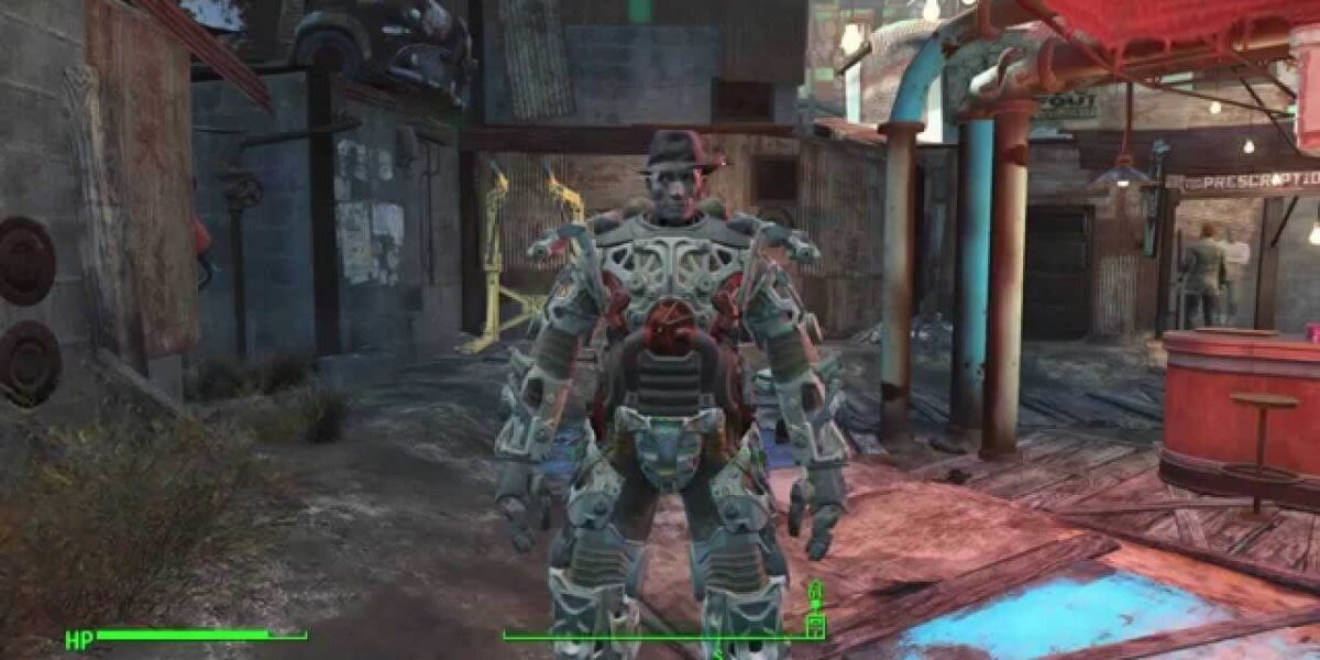 Как выйти из силовой брони. Fallout 4 Power Armor Bug. Сервопривод силовой брони. Fallout 4 Power Armor Station. Фоллаут обои силовая броня.