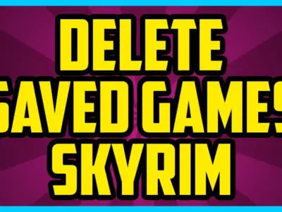 how to delete Skyrim saves